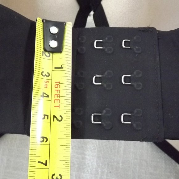 Black Plunge Bra 34G,FMO, Multiway Straps - Picture 9 of 10